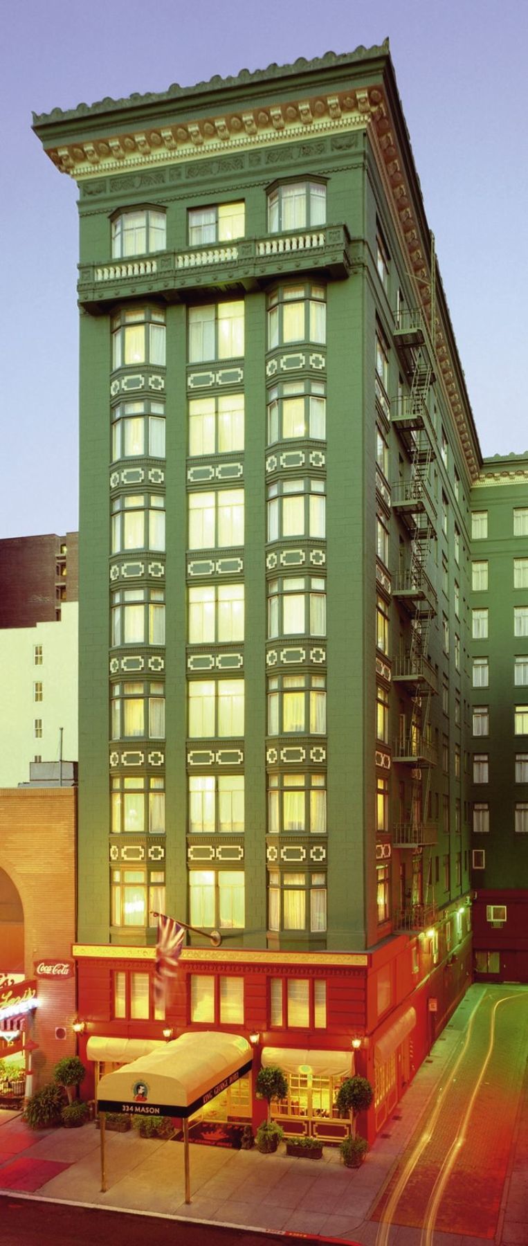 King George Hotell San Francisco Exteriör bild